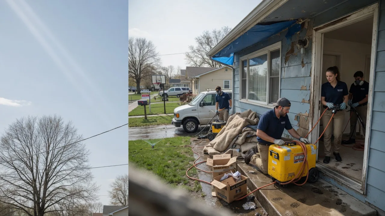 Basement Flood Cleanup in Minooka, IL near me